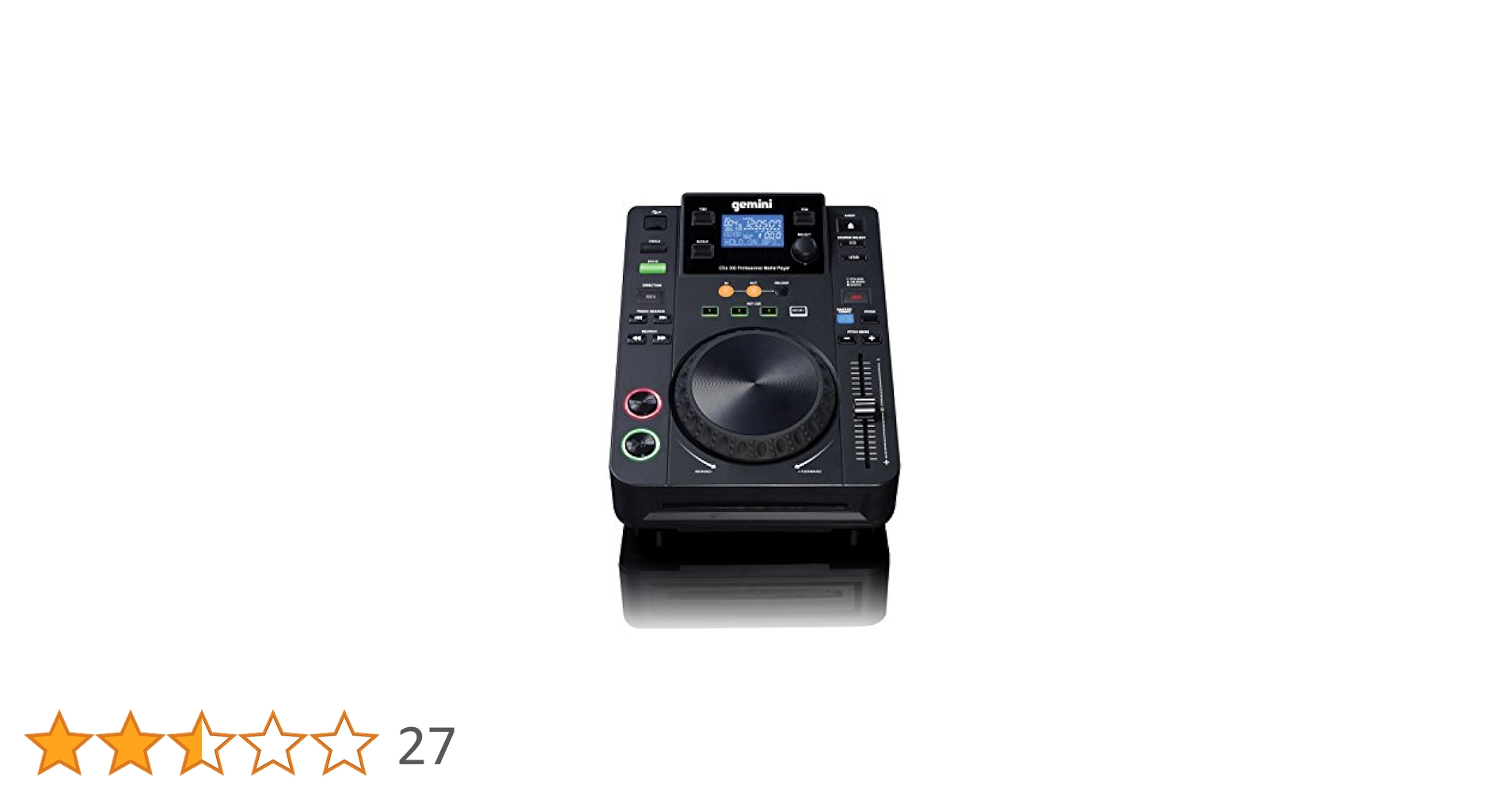 Gemini CDJ-300 Single Disc DJ CD Player : Amazon.in: Electronics