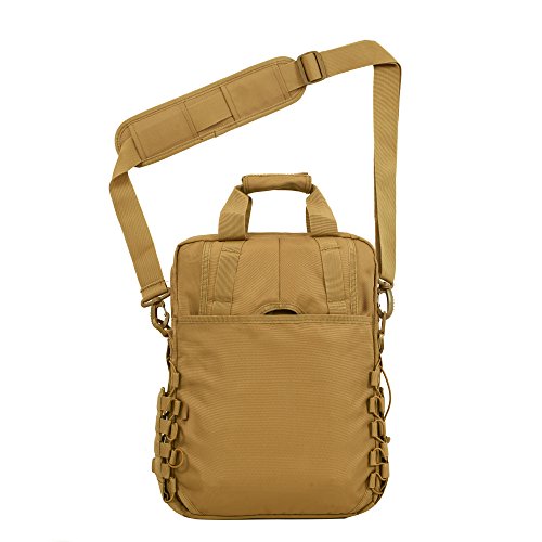 Seibertron Waterproof Molle Tactical 14"(Inch) Laptop Sling Bag Backpack Khaki #TOP1