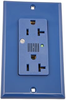 스트레이트 블레이드 리셉터클, 5-20R, 20 A, 125V AC, 2폴, 3 와이어, 플러시 마운트, 싱글, B