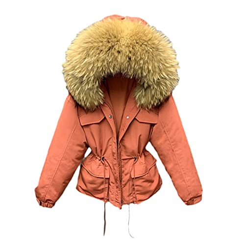 Doudoune 90% duvet de canard pour femme avec sa vraie fourrure haut de gamme
