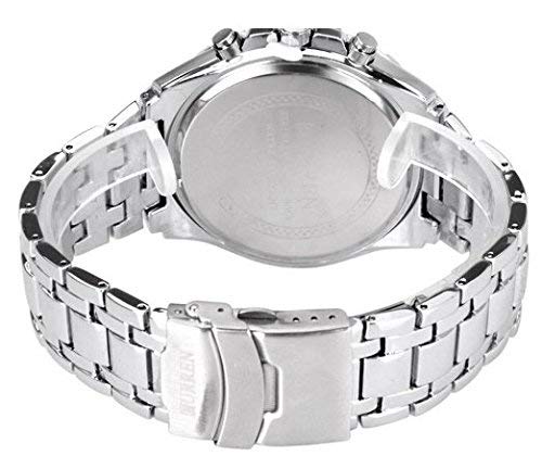 CURREN Luxury Watches for Men Military Fashion Analog Quartz Stainsteel Steel Band Waterproof Watch for Men