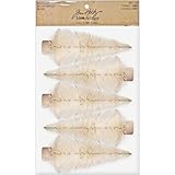 Woodlands Tree Lot for Arts and Crafts by Tim Holtz Idea-ology, 5-Inch Tall, Set of 5, TH93087
