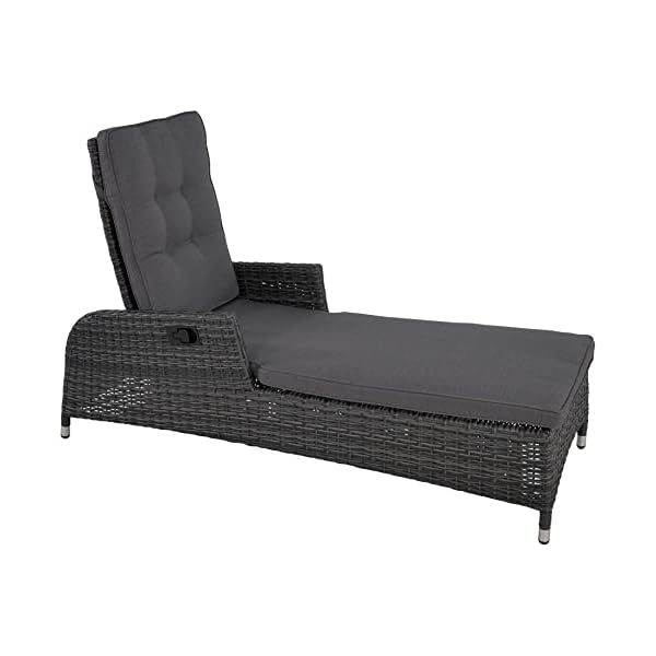Lesli Living Gartenliege Soho Forte Anthrazit