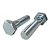 M6-1.0 x 120mm Hex Head Cap Screws, Steel Metric Class 10.9, Zinc Plating (Quantity: 50 pcs) - Coarse Thread Metric, Partially Threaded, Length: 120mm Metric, Thread Size: M6 Metric