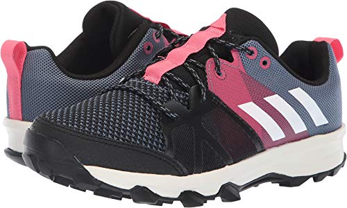 adidas Kids Kanadia 8.1 (Little Kid/Big Kid) Raw Steel/Off-White/Real Pink 1.5 Little Kid M