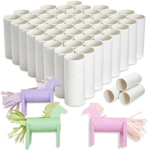Handi Stitch Pack of 30 Brown Kraft Cardboard Tubes - Round Paper Craft ...