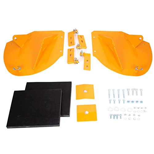 HECASA Universal Heavy Duty Snow Plow Pro-Wing Blade Extenders Extensions Replacement PW22 Compatible with Meyer Western Boss Snowplow Blade Extenders (Yellow)