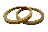 Audiopipe 1 Pair 12' MDF Speaker Speaker MOUNTING Spacer Rings for Fiberglass