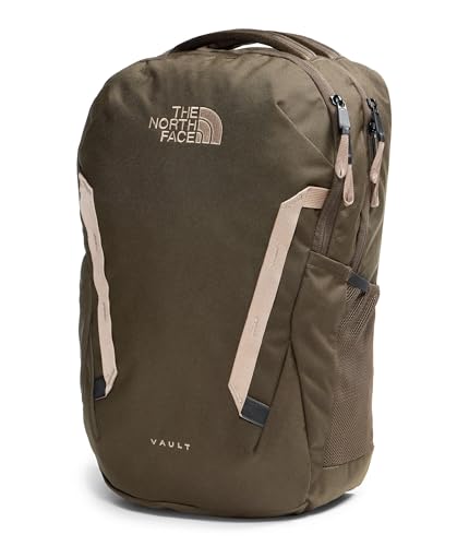 Image of The North Face Vault Everyday Laptop Backpack - Commuter Travel Bag, Water-Repellent Finish, Spacious Compartment, Dark Chestnut /Garnet, One Size