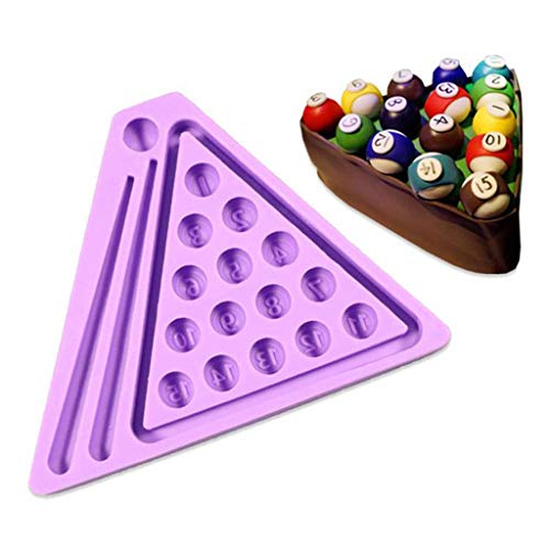 Molde de billar para resina y velas artesanales 5