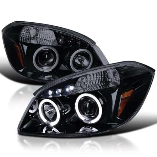 SPEC-D Dual Halo Projector Headlights for 2005-2010 Chevy Cobalt