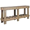 Signature Design by Ashley Susandeer Rustic Farmhouse Console Sofa Table, Brown Signature Design by Ashley Susandeer Rustic Farmhouse Console Sofa Table, Brown