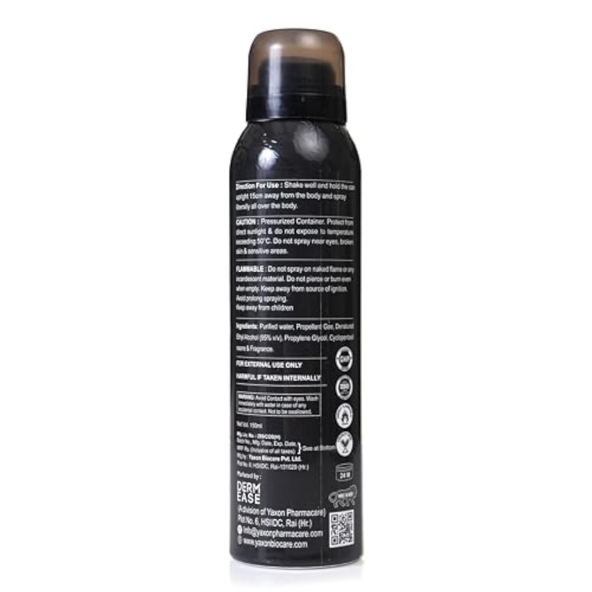 Park Body Spray Deodorant for Unisex, Fresh Scent Fragrance