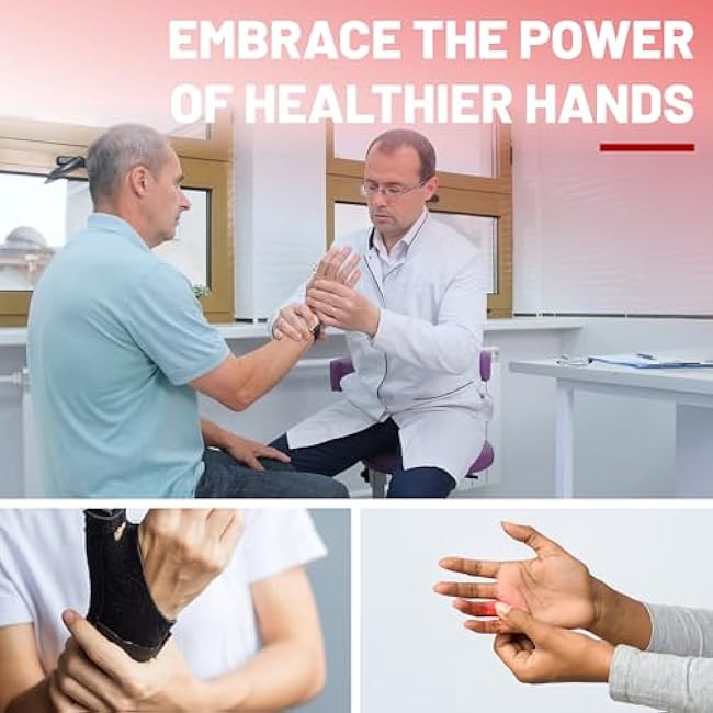 Finger Strengthener - Grip Strength Trainer, Forearm & Hand Gripper Exerciser, Strengthening Grip for Therapy, Guitar Handgrip, Wrist Strengtheners