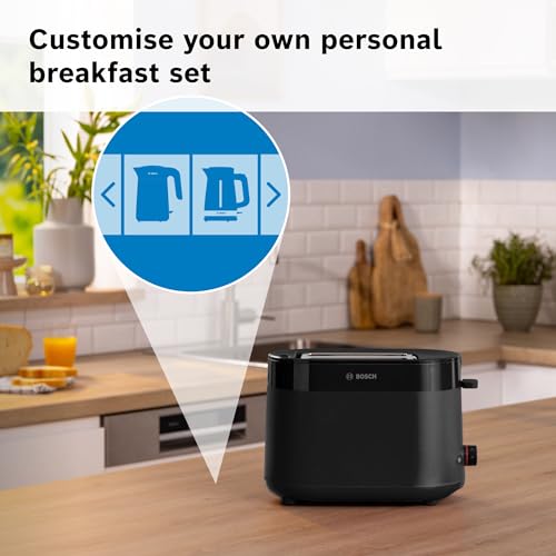 Bosch MyMoment Delight 2-Slice Toaster - Matte Black - Image 5