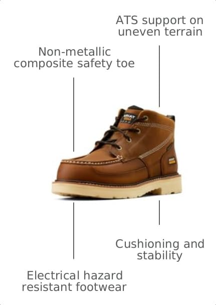 Image of ARIAT Rebar Lift Chukka Composite Toe Work Boots