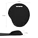 VictSing Ergonomic Mouse Pad, Mouse Pad with Gel Wrist Support Wrist Rest, Large Mouse Pad Pain Relief Non-Slip PU Base Comfortable Fabric for Computer/Laptop/Wireless/Office/Home/Game