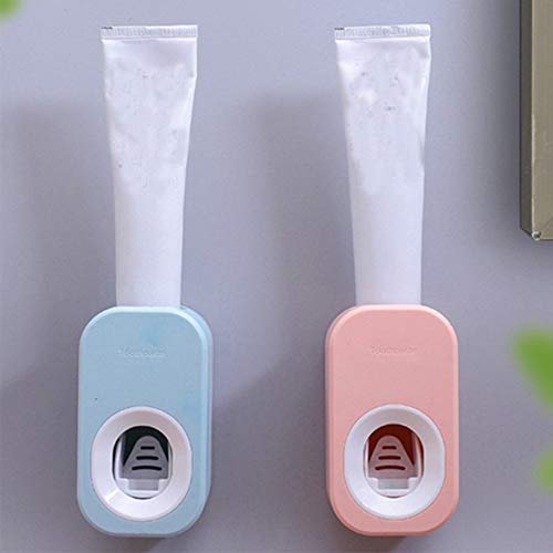 Automatic Toothpaste Dispenser Wall Mounted Toothpaste Squeezer for Kids and Adults