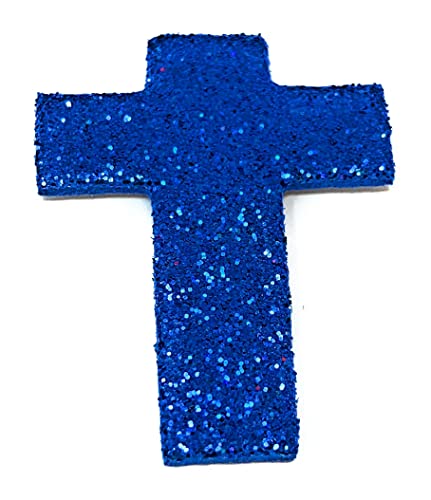 Funiverse 500 Piece Mega Bulk Glitter Cross Foam Craft Kit Stickers Assortment #TOP4