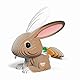 EUGY 650071 Hase, 3D Tier-Puzzle für Kinder und Erwachsene zum Zusammenbauen, DIY Tierfigur, Bastelset ab 6 Jahren