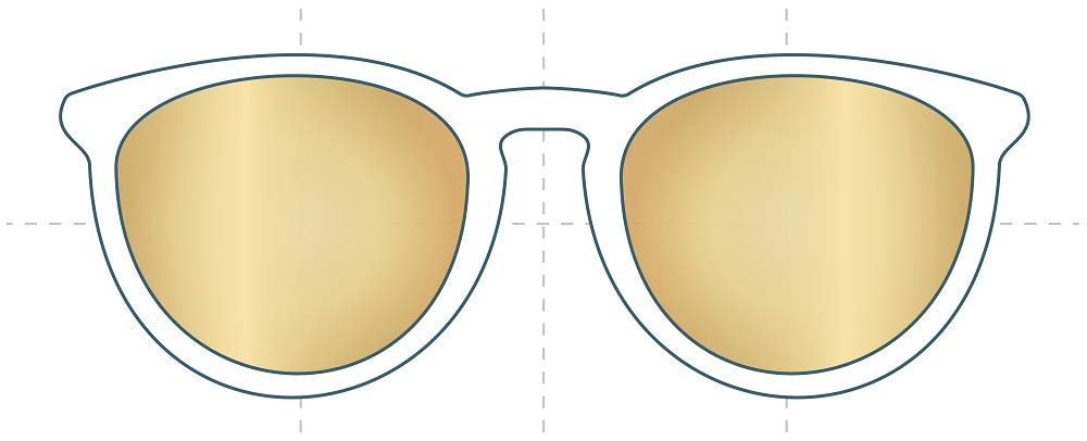 Sunglass Fix Replacement Sunglass Lenses Compatible for Prada SPR62T & PR62TS 54mm (Polarized SFx Ultra Gold Mirror Brown Pair)