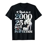 Photo Gallery womens 25th birthday floral made in 2000 gifts 25 years old maglietta Photo Gallery womens 25th birthday floral made in 2000 gifts 25 years old maglietta