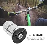 Alomejor Rowerowy zestaw słuchawkowy ze stopu aluminium, widelec Expander Top śruba do 1 cal (24,5 mm) / 1,25 cala (28,6 mm) (Schwatz)
