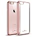 iPhone 6s Plus Case,Hallsen [Electroplating TPU] Ultra Slim Lightweight Crystal Clear Back Cover Soft TPU Case for Apple iPhone 6 Plus/6s Plus 5.5inch - Rose Gold