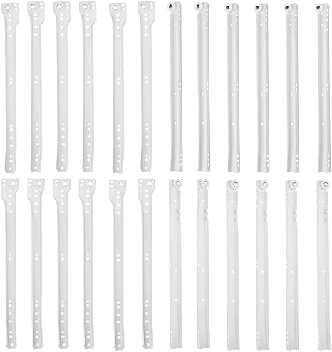 MOUYAT 6 Pairs 14 Inch Heavy Duty Drawer Rails with Mounting Screws ...