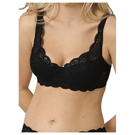 Triumph Damen Amourette 300 WHP Full Cup BH, Schwarz, Gr. 85B (Brand size: 38B)