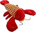Giftable World 9 Inch Plush Pet Toy Corduroy Lobster with Squeaker and Crinkle