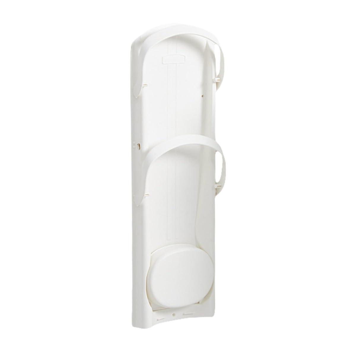Soporte para sombrilla blanco de plástico con estante de drenaje ajustable