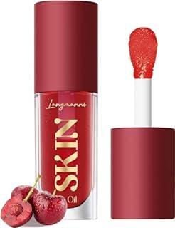 LANGMANNI Moisturizing Lip Oil,No-Sticky Lip Gloss Lip Balm Lip Care,Fruit Flavoured Lip Oil For Dry Lip's Moisturizing Hydrating And Nourishing (Strawberry+Coco)