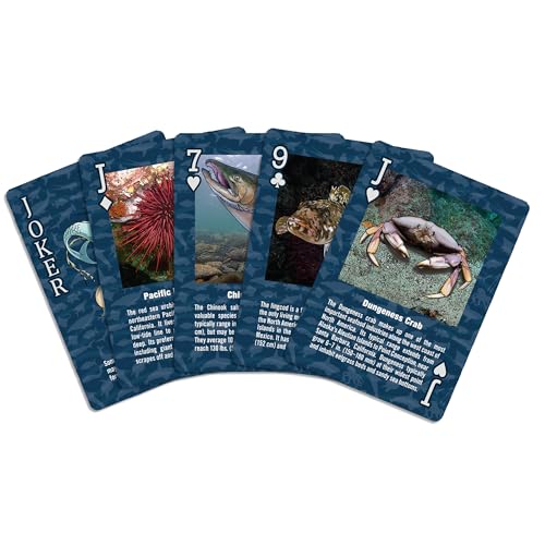 Baraja de Naipes Marine Wildlife Pacific Northwest miniatura 3