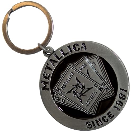 [Rock Off officially licensed products] Metallica 30Th Anniversary Playing Card �L�[�z���_�[ Keychain Size One Size