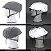 Smalibal Bike Helmet Cover, Reflective Helmet Cover Rain Cover for Bicycle Helmet, Waterproof Bicycle Helmet Water Snow Cover for Cycling, Road Cycling, Outdoor Sports Grey