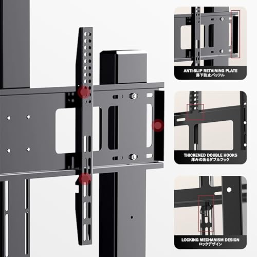 Soporte móvil ajustable para TV de 50-100 pulg. miniatura 6