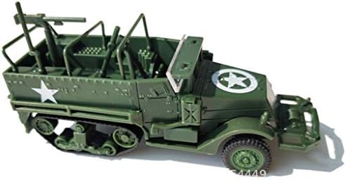 RK-HYTQWR 1/72 M3 Half Track Armored Vehicle 4D Assembly Military Model Children Toy,Armored Vehicle Model