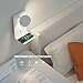2 Stück LED Wandleuchte Innen mit USB Ladeanschluss,12W Touch Dimmbar Wandlampe mit Schalter & Stecker, 350° Drehbare Leselampe Wandmontage für Schlafzimmer Bettseite, Wohnzimmer, Arbeitszimmer Hotel