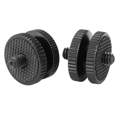 Image of 2Pcs High Strength 1 / 4Inch-20 Male to 1 / 4Inch-20 Male Thread Adapter for Lighting Stand Tripod Video Equipment Photography Accessory