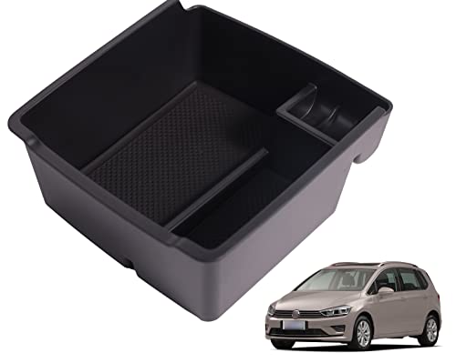 itdegno Aufbewahrungsbox Organizer Mittelkonsole Für Armlehne Golf SV Sportsvan 2014-2020