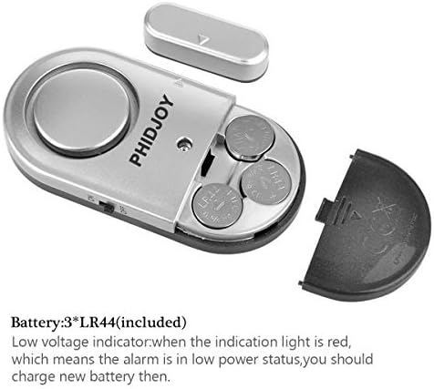 Door Alarms 4 Pack, Window Alarms with 120DB Siren Song for Anti-theft, Ultra-Slim Magnetic Burglar Home Security Door Window Alarms