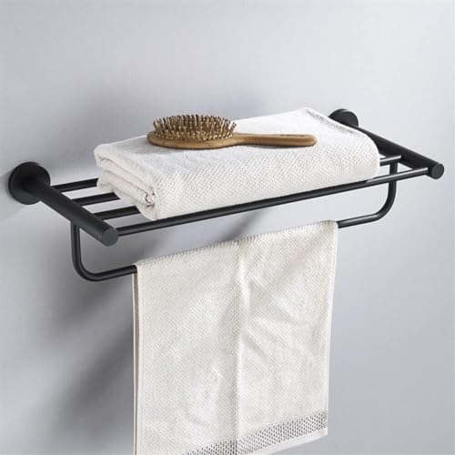 Porte-serviettes mural en acier inoxydable 60 cm pour résoudre le manque de rangement