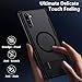 TIANNIUKE Magnetic Case for Samsung Galaxy Note 10,Compatible with MagSafe,Adjustable Kickstand,Translucent Matte Anti-Fingerprint,Shockproof Protective Phone Case