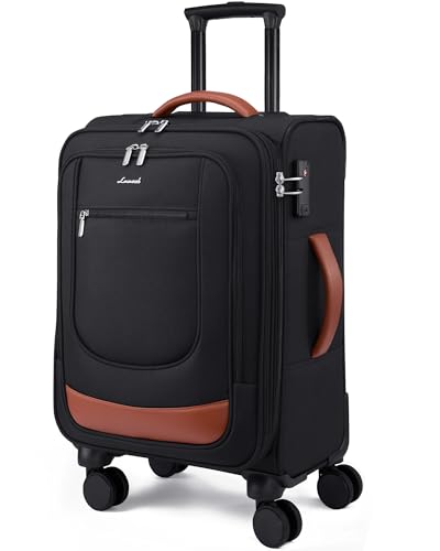 LOVEVOOK 22-Inch TSA Lock Spinner Carry-On Luggage