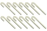 12 Pack, Rack-Strap RS12 Replacement Tightening Rods, Zinc-Yellow Plating