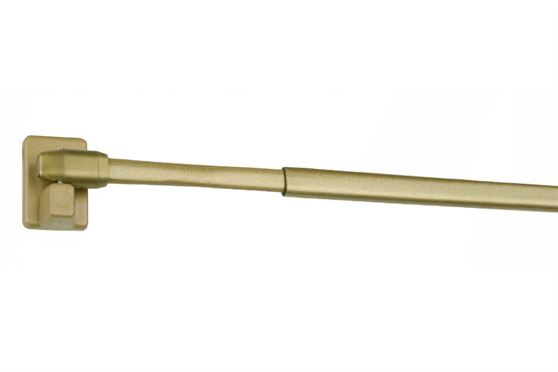 Proper Tools Cafe Rod, Curtain Pole Extendable, Telescopic Metal Rod - 100-180 cm (39.37" - 70.86") - For Kitchen, Bathroom - Gold