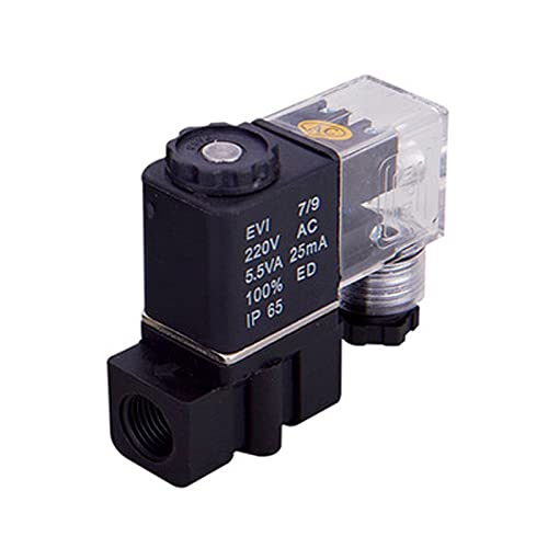Électrovanne en plastique DN6 DN8 normalement fermé vanne pneumatique eau 220V
