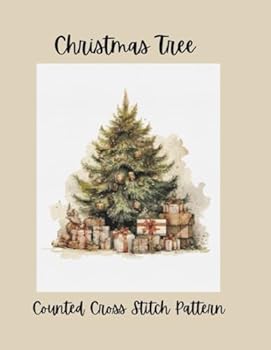 Paperback Christmas Tree: Counted Cross Stitch Pattern Book