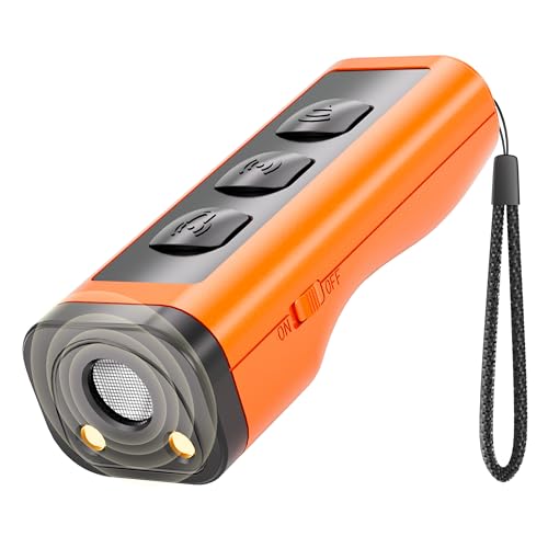 VUL Dog Bark Deterrent Device, Ultrasonic Anti Barking Device for Dogs Up to 50ft, Humane Dog Training Tool, Stops Barking, Chewing & Bad Behavior, No Shock, Alternative to Bark Colla